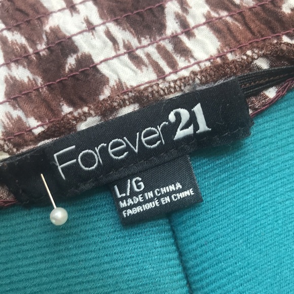 Whimsical tiger eye Forever 21 Dress - Picture 5 of 6